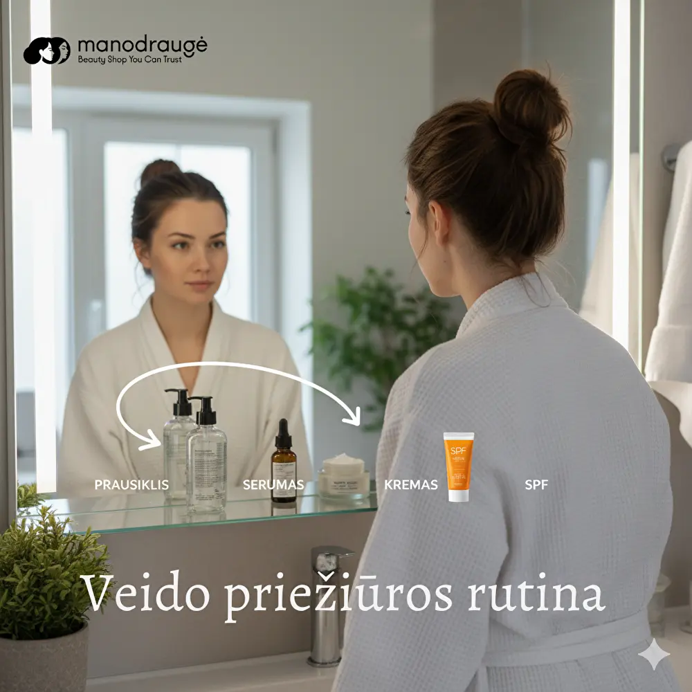 Veido priežiūros rutina