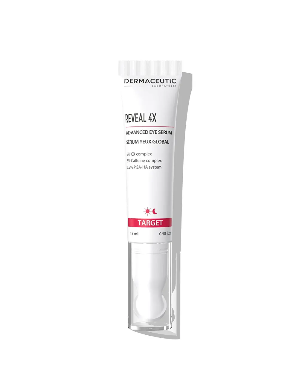 Paakių serumas Dermaceutic „Reveal 4X“ su ZAMAC aplikatoriumi
