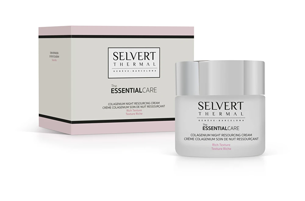 SELVERT THERMAL Naktinis kremas su kolagenu / Colagenium night recourcing