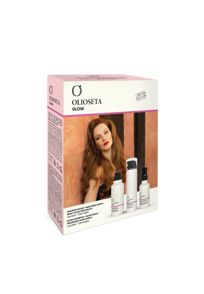 OLIOSETA GLOW Žvilgesio suteikiantis rinkinys 250 ml, 250 ml, 150 mlOLIOSETA GLOW Žvilgesio suteikiantis rinkinys 250 ml, 250 ml, 150 ml