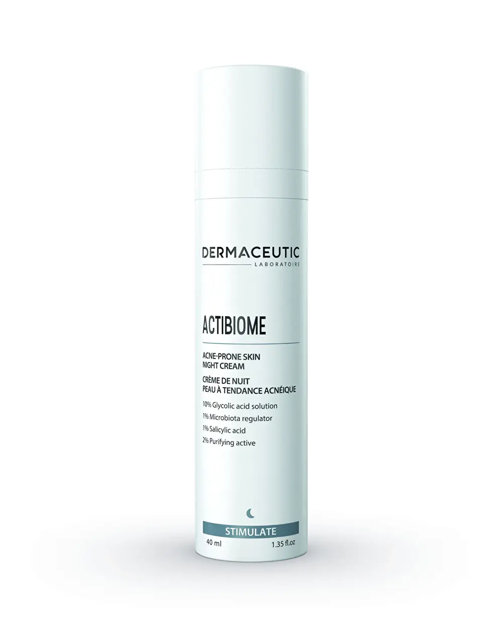 DERMACEUTIC Actibiome acne-prone skin night cream / Veido kremas aknės pažeistai odai 40 ml