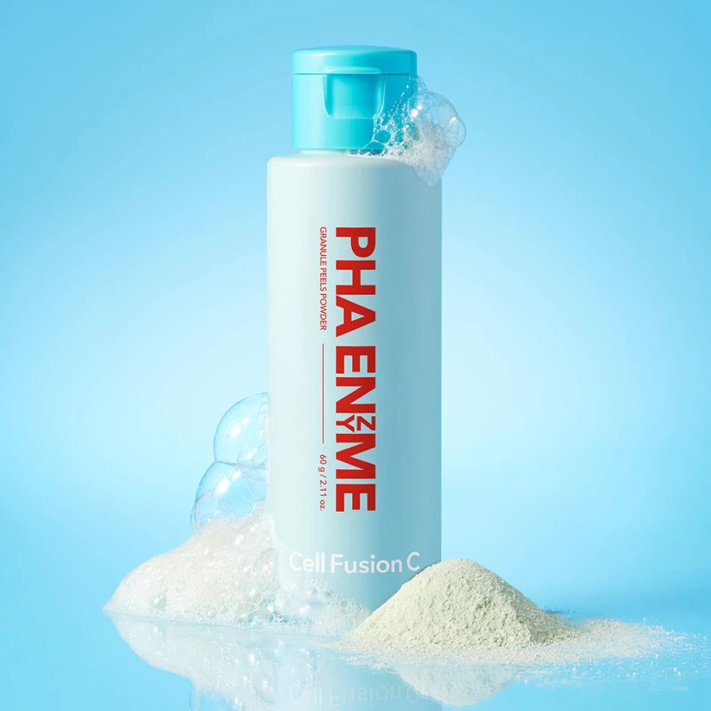 CELL FUSION C PHR enzyme granules peels powder / Fermentinis šveitiklis su žaliojo molio milteliais 60 g