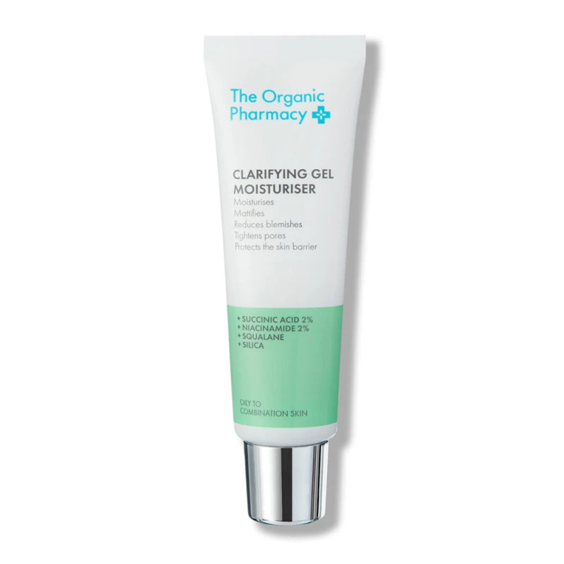 THE ORGANIC PHARMACY Clarifying Gel Moisturiser / Drėkinamasis veido kremas 40 ml