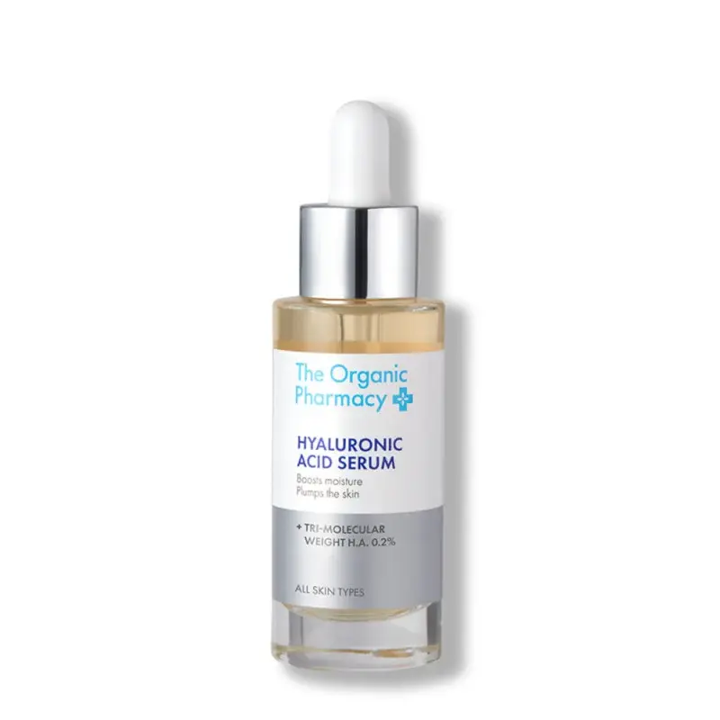 THE ORGANIC PHARMACY Hyaluronic Acid 0,2% / Intensyviai drėkinantis hialurono rūgšties veido serumas 30 ml