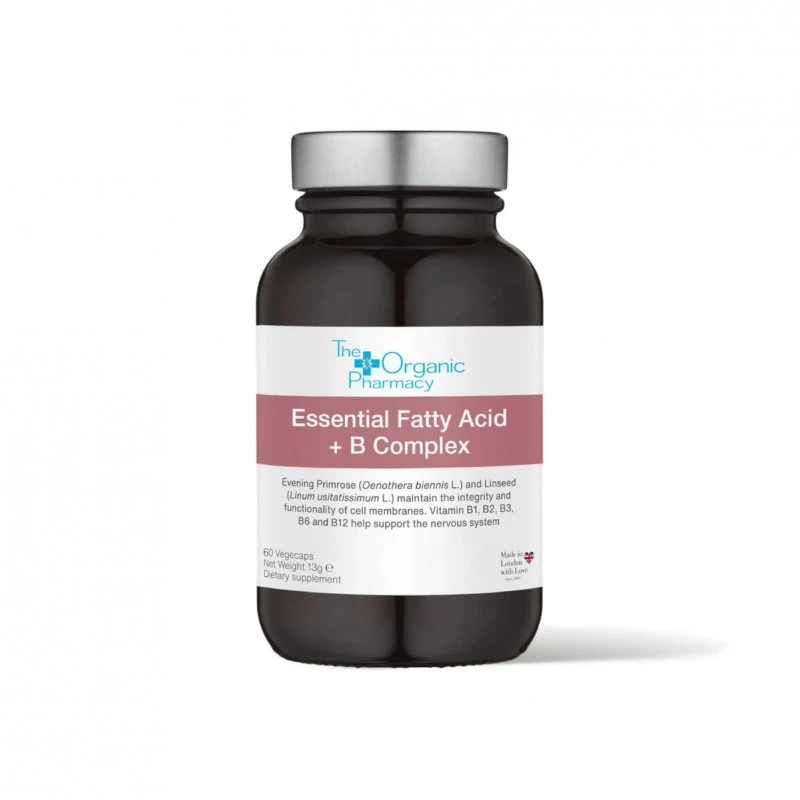 THE ORGANIC PHARMACY Essential Fatty Acid+B Complex / Maisto papildas 60 kapsulių