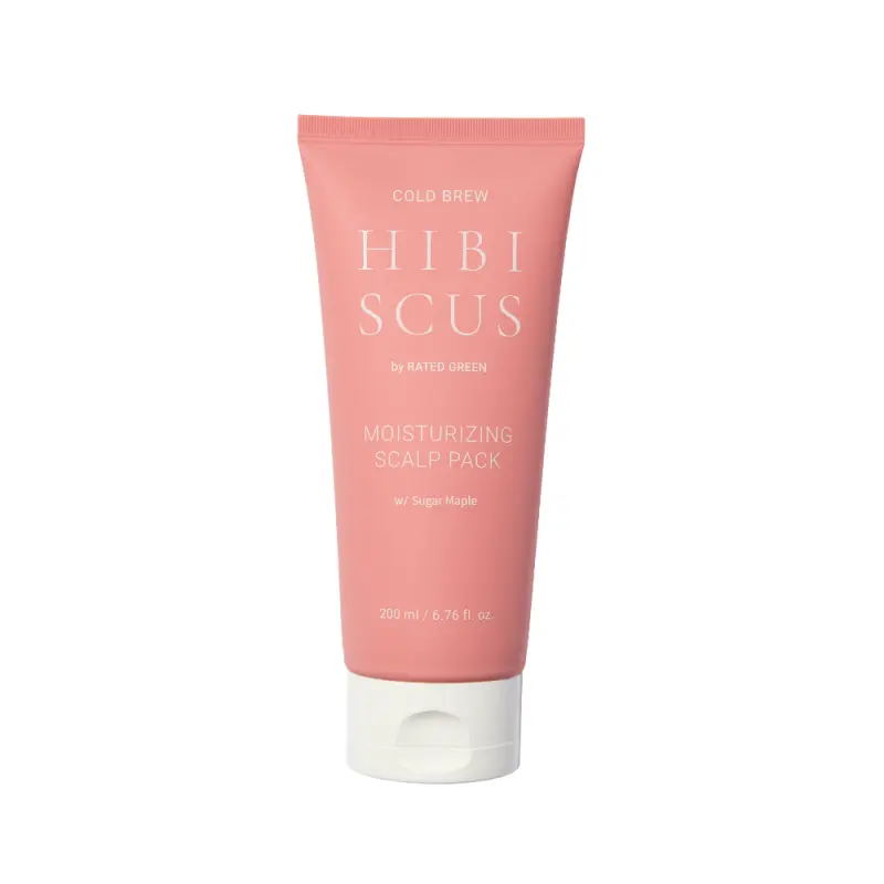 RATED GREEN Cold brew hibiscus moisturizing scalp pack with sugar maple / Drėkinanti plaukų kaukė 200 ml