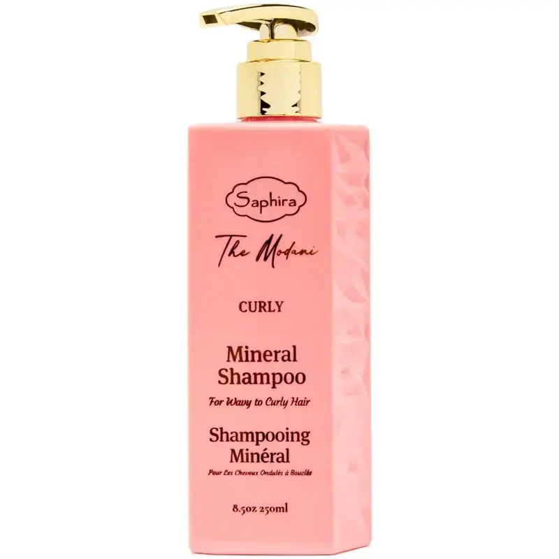 SAPHIRA The modani curly mineral shampoo SAFVMS2 / Šampūnas garbanotiems plaukams su Negyvosios jūros mineralais 250 ml 