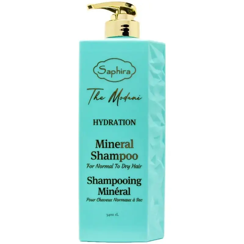 SAPHIRA The modani hydration mineral shampoo / Šampūnas plaukams su Negyvosios jūros mineralais 1000 ml 