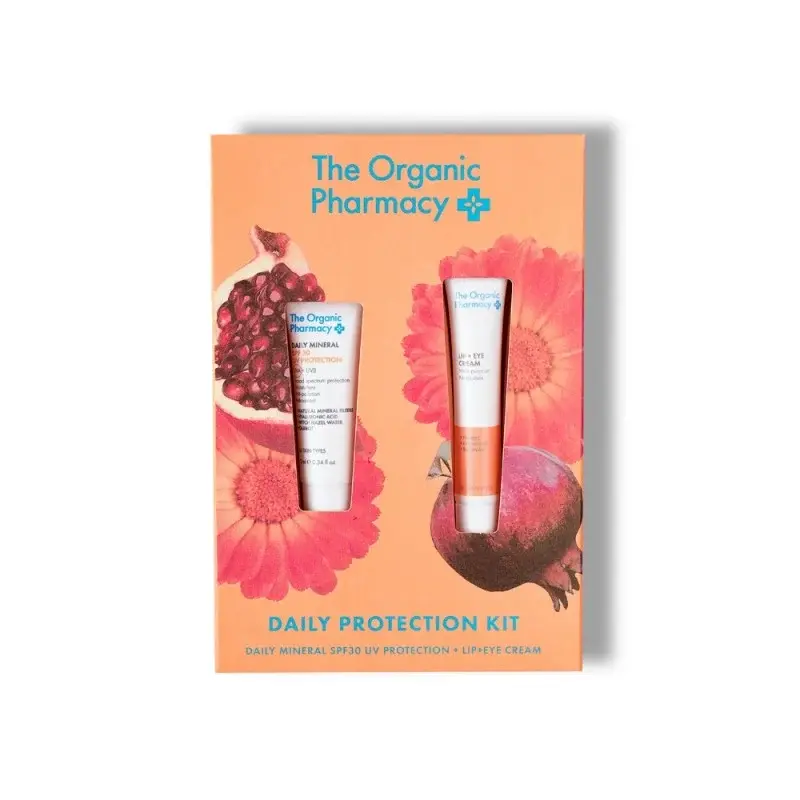 THE ORGANIC PHARMACY Daily Protection Kit / Šventinis rinkinys 10 ml + 10 ml 