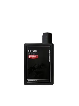 UPPERCUT DELUXE 3IN1 wash / Plaukų, veido ir kūno prausiklis 240 ml