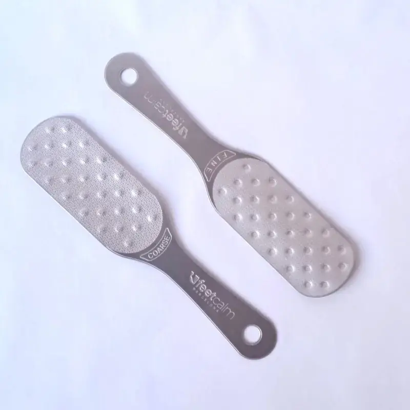 FEETCALM COSMETICS Stainless steel professional file / Nerūdijančio plieno, dvipusė dildė pėdoms 