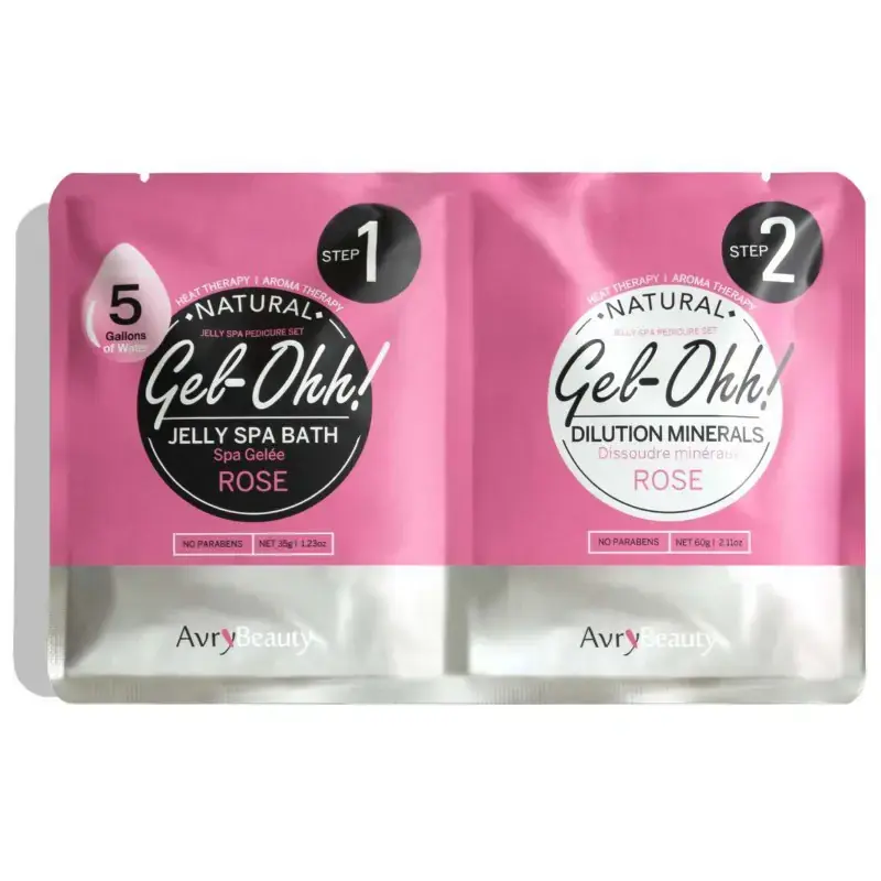 GEL-OHH Jelly SPA pedi bath rose / Gelinis SPA pėdoms su rožėmis