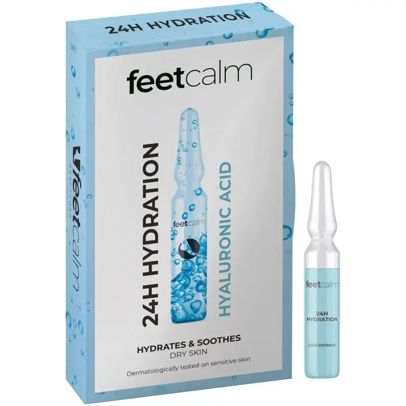 FEETCALM COSMETICS 24H Hydration concentrate / Koncentratas šveitimui 7x2 ml