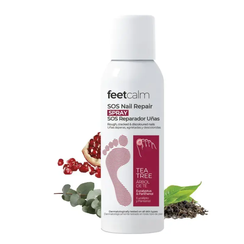 FEETCALM COSMETICS SOS nail repair spray / Priemonė kojų nagams 75 ml
