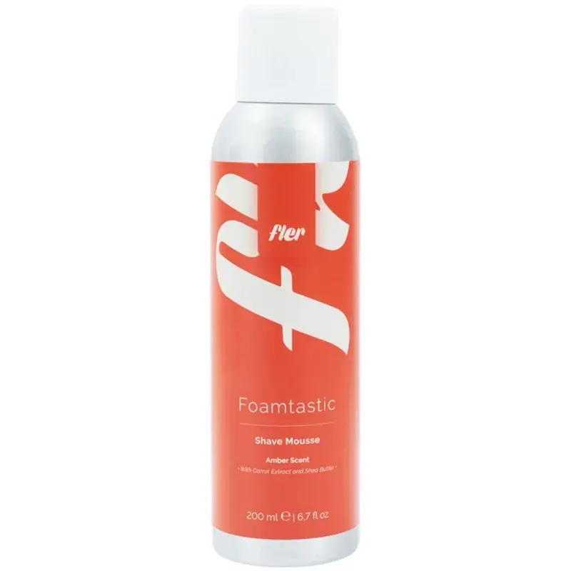 FLER Foamtastic amber shave mousse / Skutimosi putos 200 ml