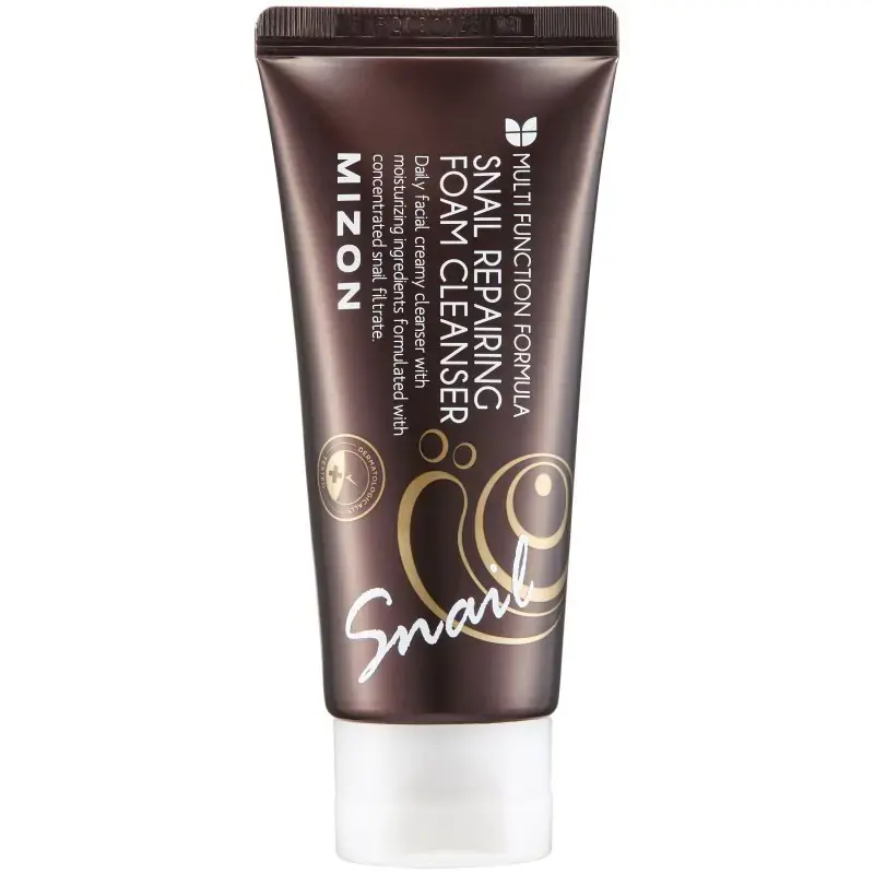 MIZON Snail repairing foam cleanser / Veido prausiklis 60 ml