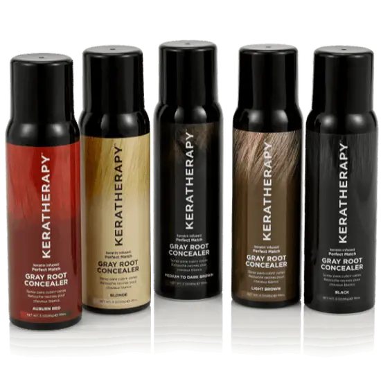 KERATHERAPY Perfect Match Gray Root Concealer / Purškiklis 118 ml