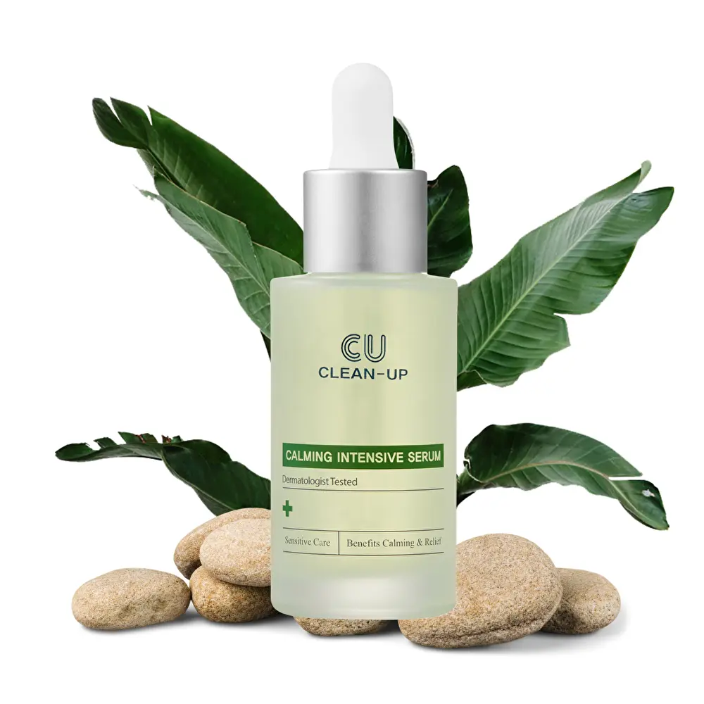 CUSKIN CLEAN-UP intensyviai raminantis veido serumas su vitaminu K