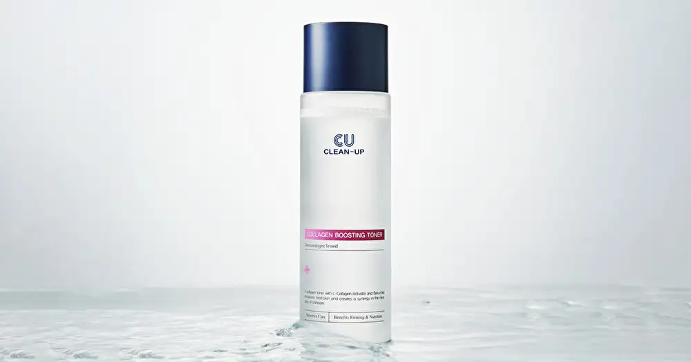 CUSKIN CLEAN-UP veido tonikas su kolagenu, visiems odos tipams