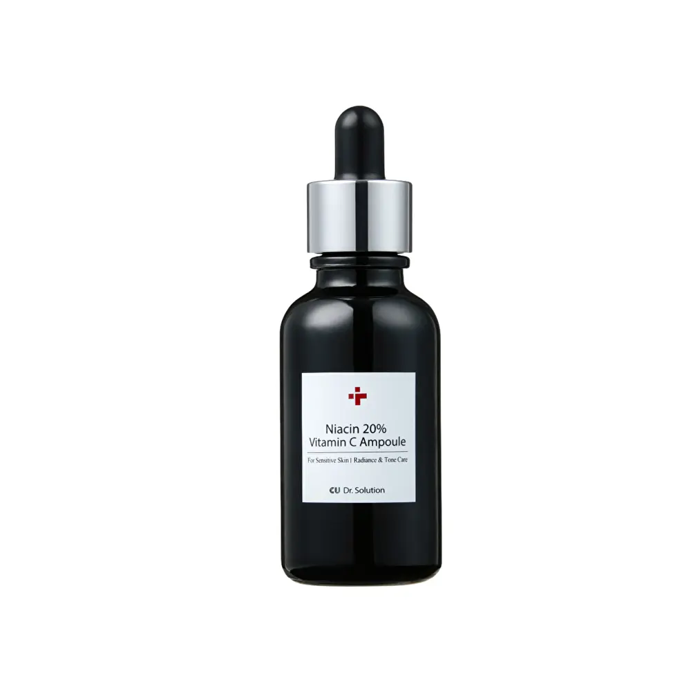 CUSKIN serumas su 20% niacinamido, vitaminu C ir hialurono rūgštimi