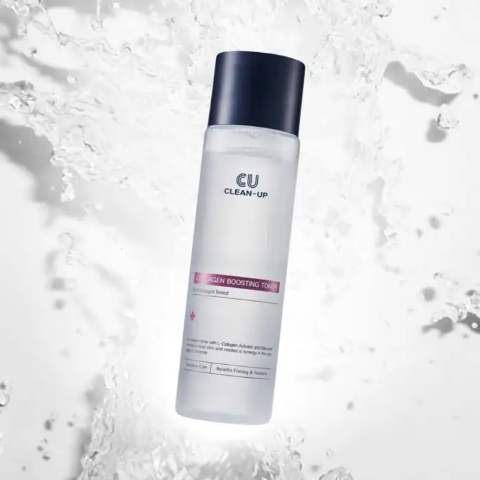 CUSKIN CLEAN-UP veido tonikas su kolagenu, visiems odos tipams
