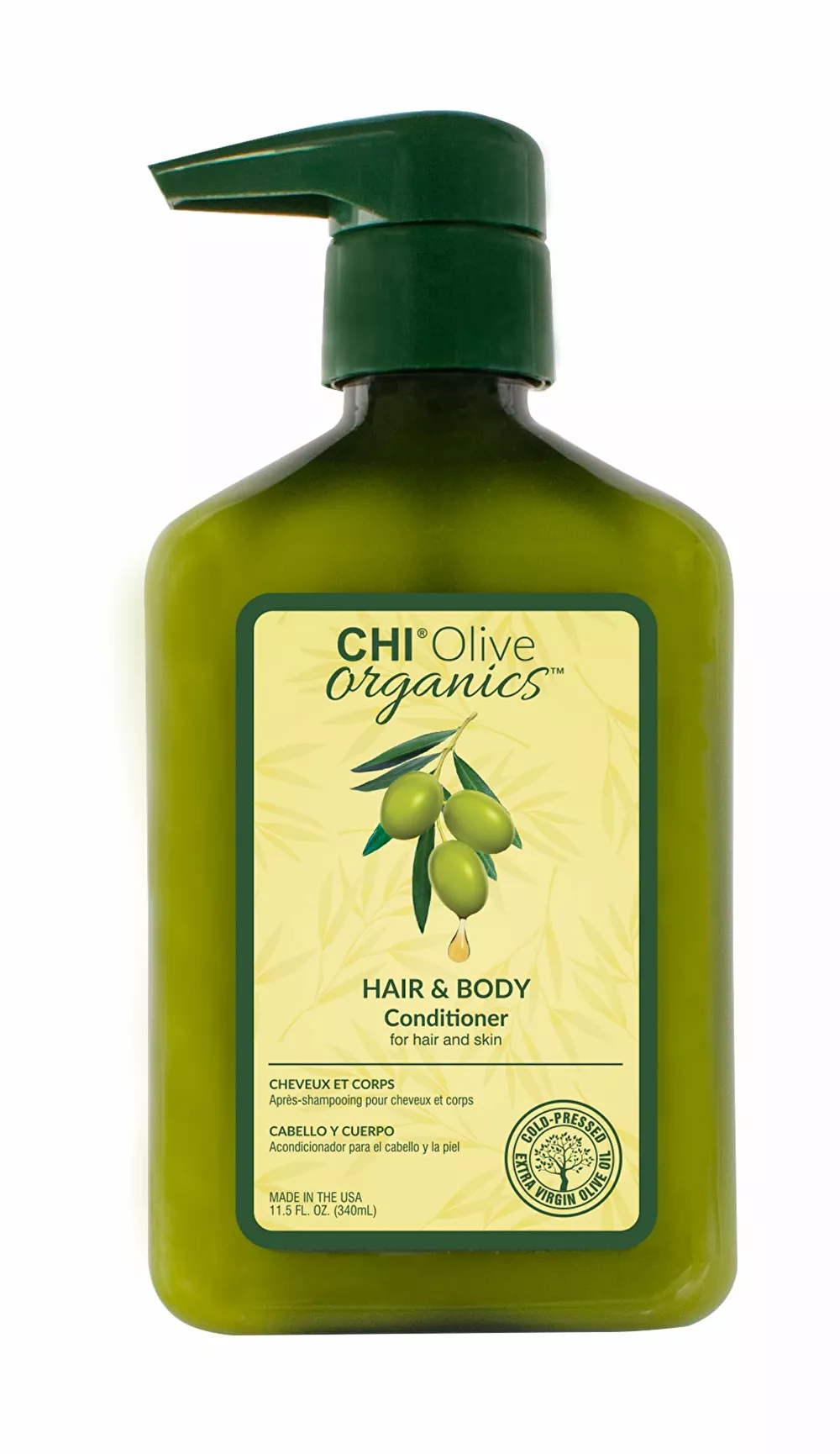 CHI Olive Organics plaukų ir kūno kondicionierius, 340 ml