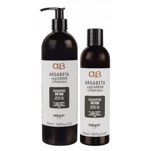 DIKSON ArgaBeta detoksikuojantis šampūnas su anglimi, 500ml DIKSON ArgaBeta detoksikuojantis šampūnas su anglimi, 500ml