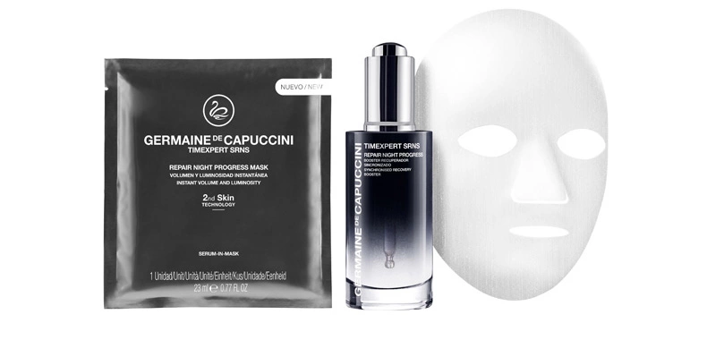 GERMAINE de CAPUCCINI TIMEXPERT SRNS veido kaukė “REPAIR NIGHT PROGRESS MASK”