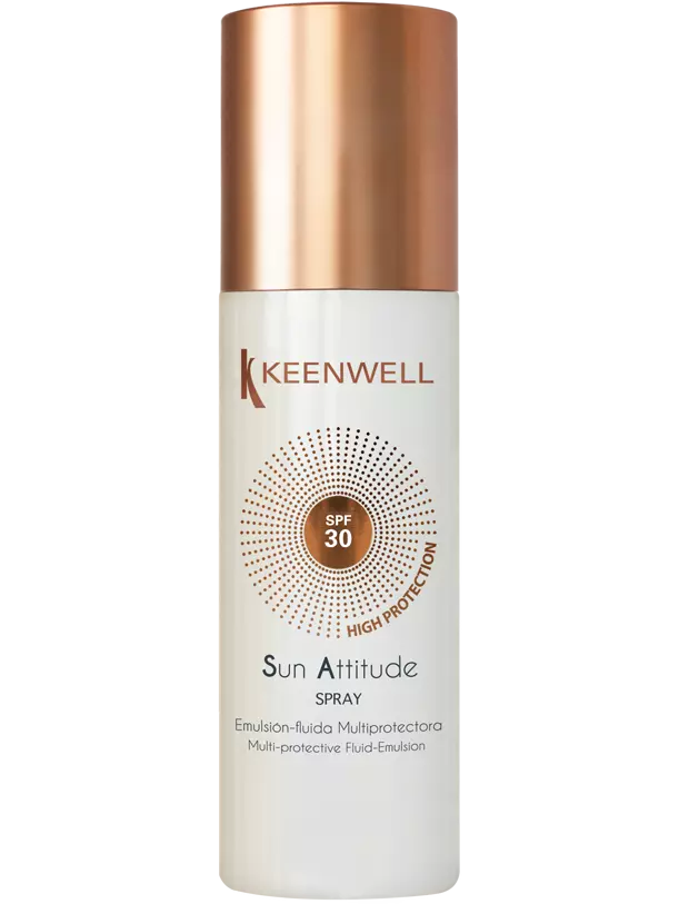 KEENWELL Sun Attitude apsauginė fluidinė emulsija kūnui SPF30