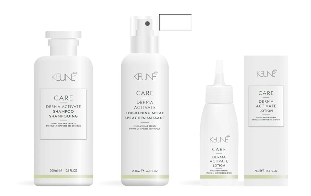 KEUNE DERMA ACTIVATE losjonas silpniems ir slenkantiems plaukams