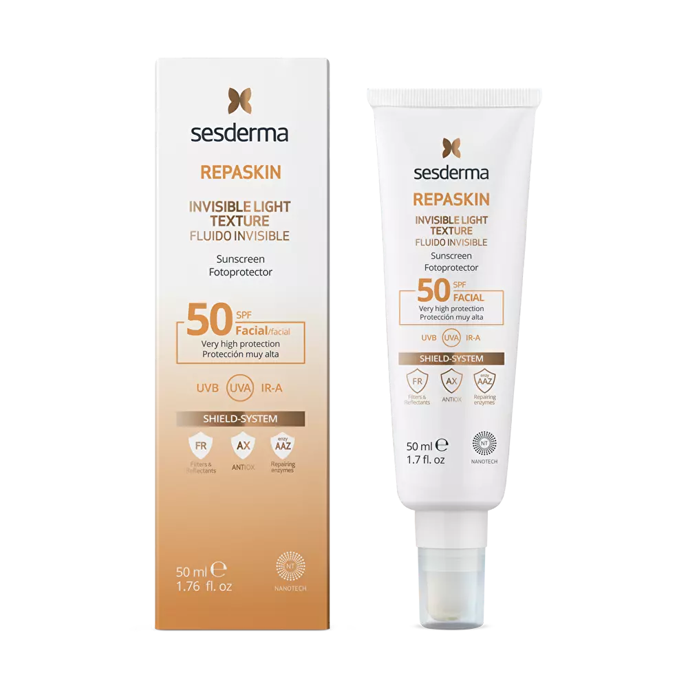 SESDERMA REPASKIN INVISIBLE apsauginė priemonė nuo saulės SPF50