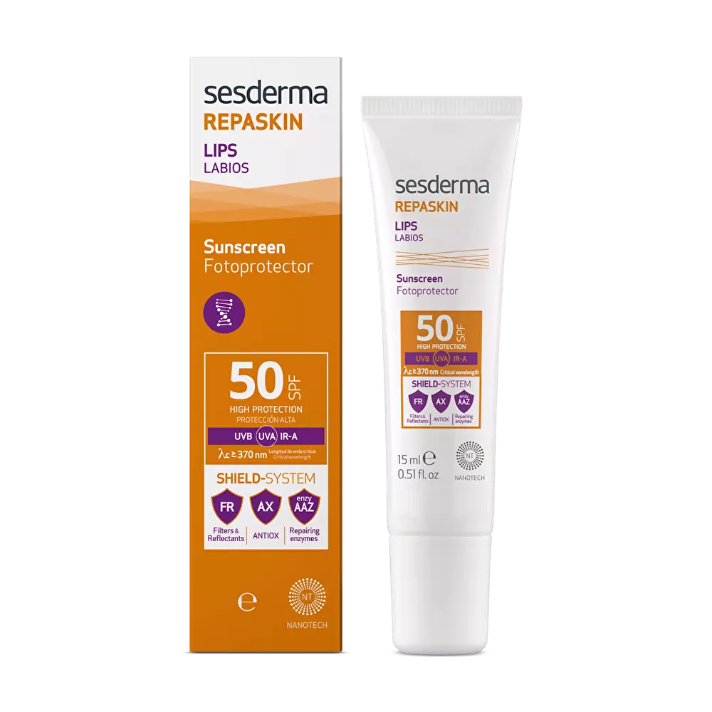 SESDERMA REPASKIN LIPS apsauginė priemonė lūpoms SPF50