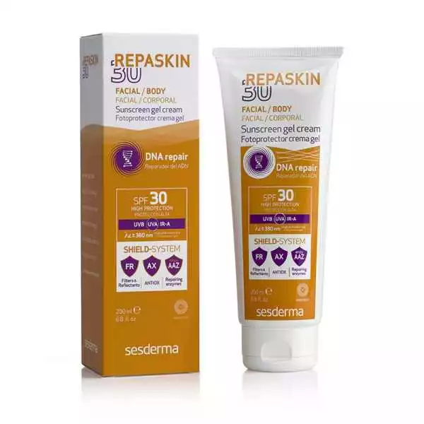 SESDERMA REPASKIN SPF30 apsauginis gelinis kremas nuo saulės