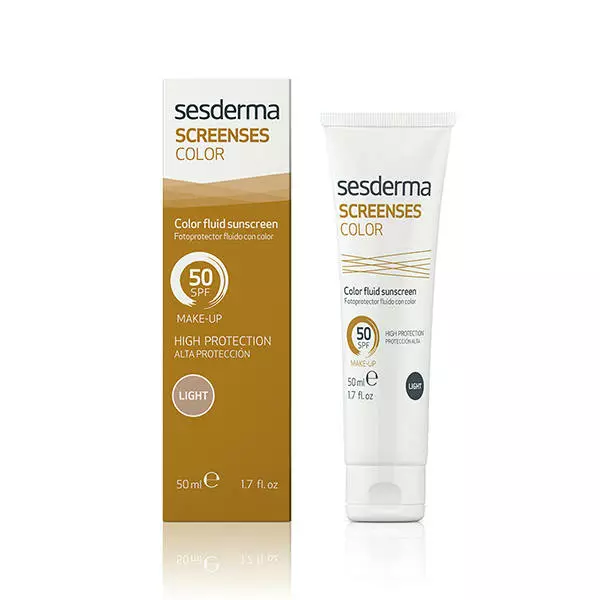 SESDERMA SCREENSES SPF50 spalvą suteikiantis kremas