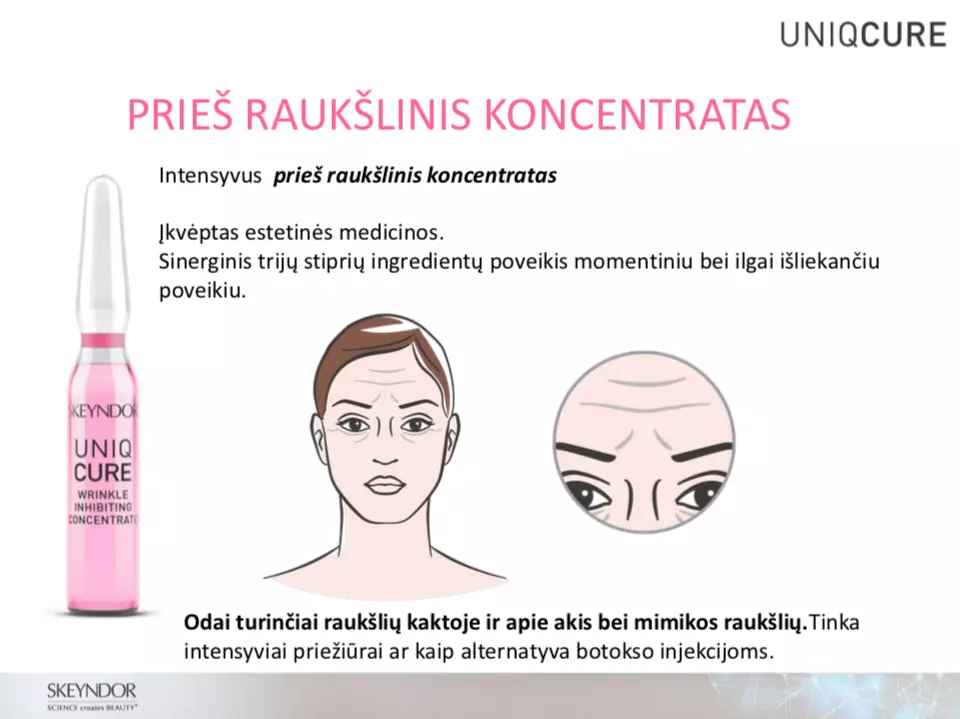 SKEYNDOR UNIQCURE Priešraukšlinis koncentratas (7x2ml)