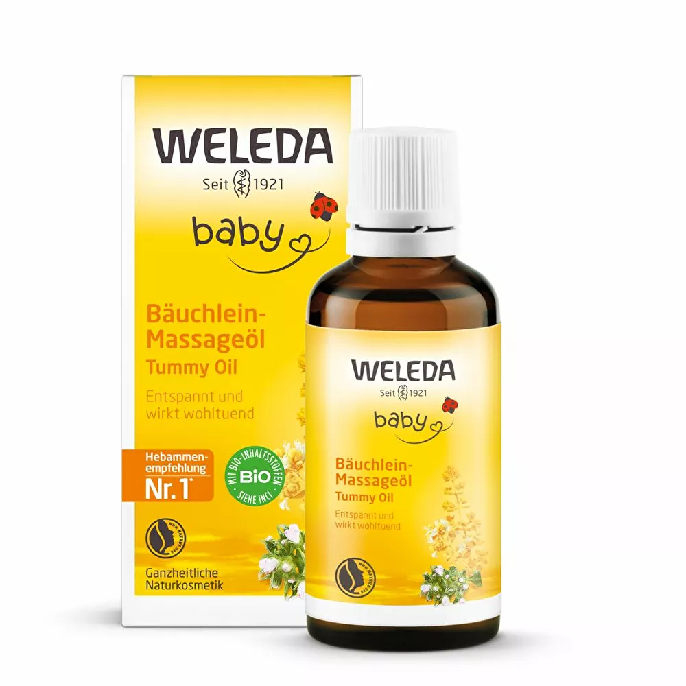 WELEDA Aliejus kūdikiams nuo pilvuko pūtimo, 50ml