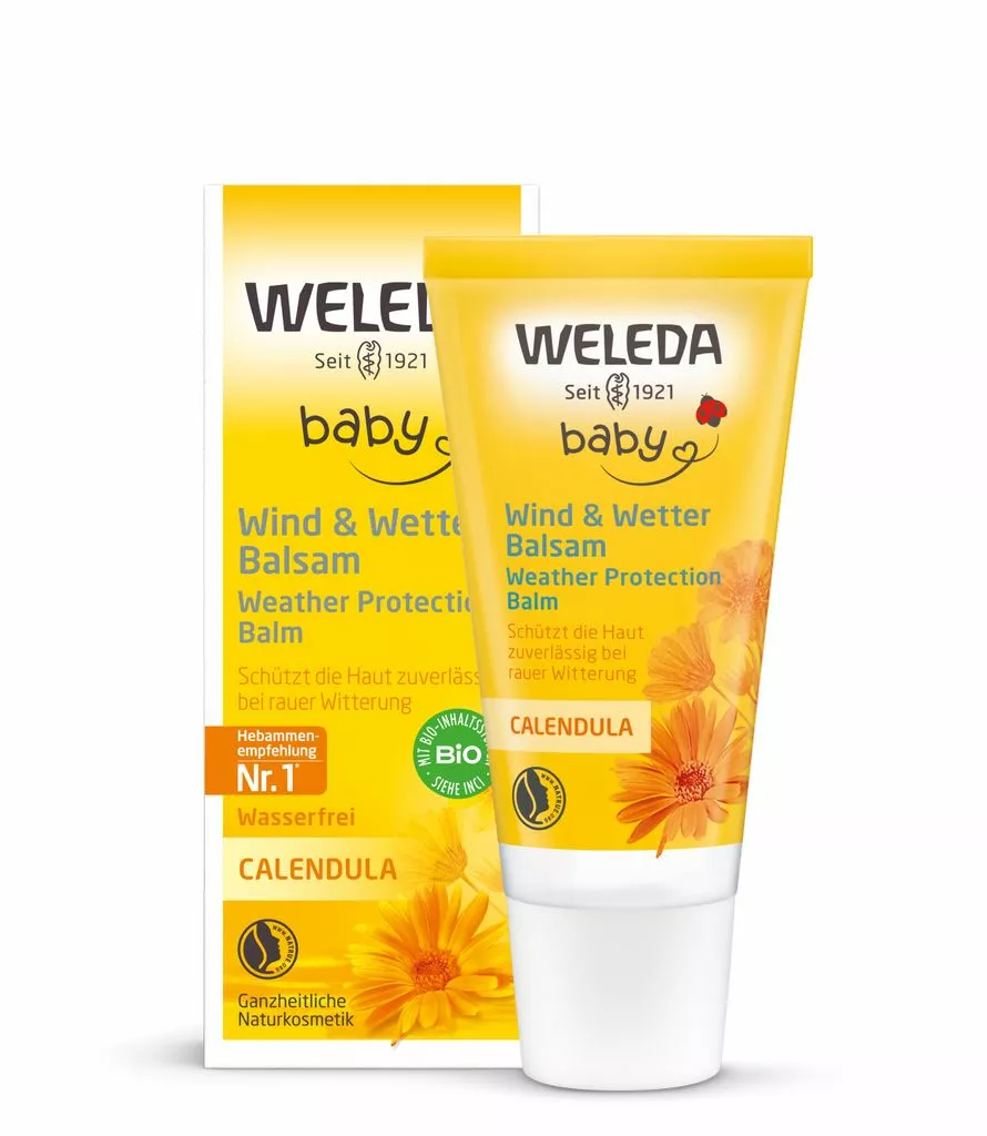 WELEDA Apsauginis kremas nuo vėjo ir šalčio su medetkomis CALENDULA BABY, 30ml