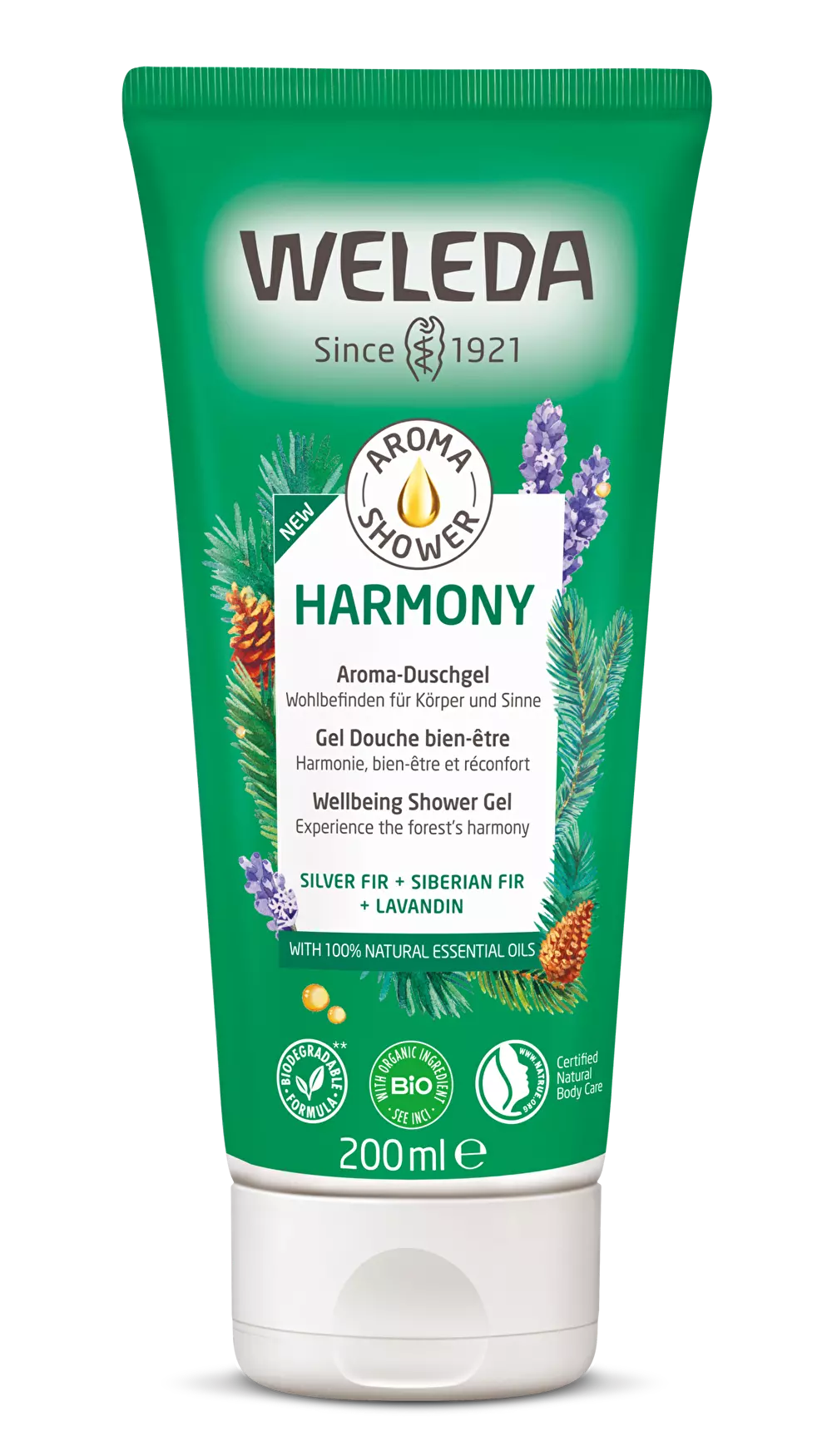 WELEDA Aroma Shower Harmony dušo želė, 200ml