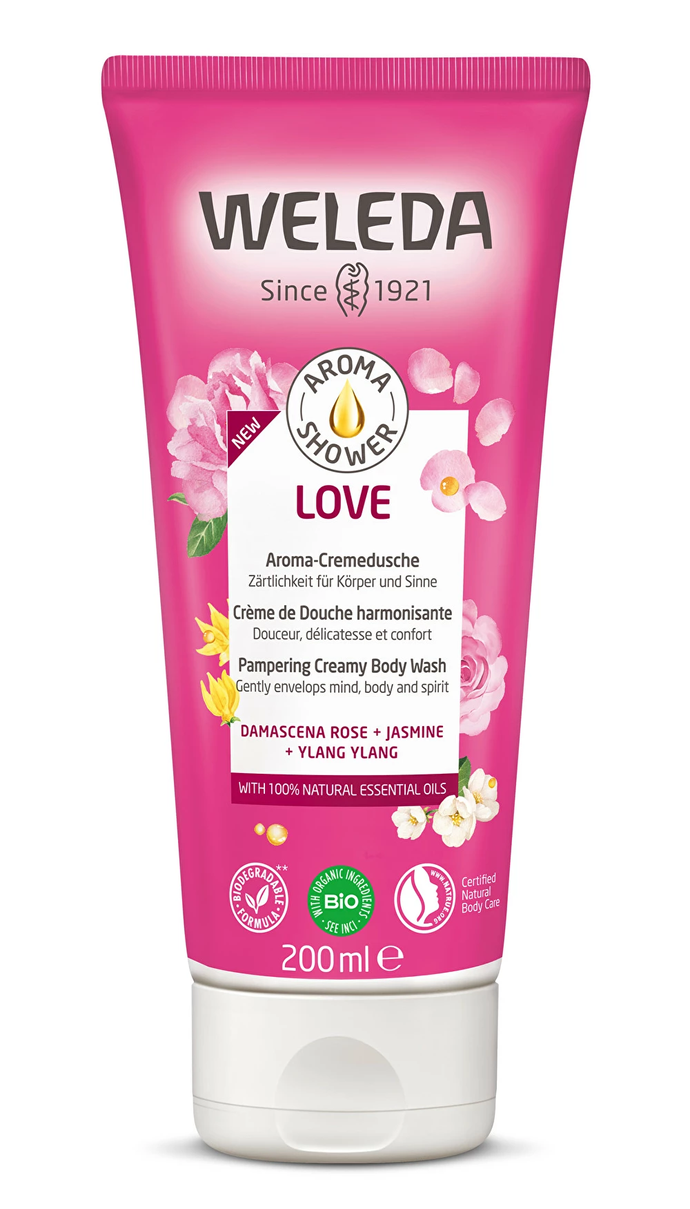 WELEDA Aroma Shower Love dušo želė, 200ml