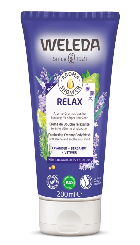 WELEDA Aroma Shower Relax dušo želė, 200ml