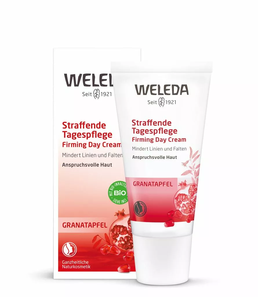 WELEDA Dieninis stangrinamasis kremas su granatais, 30ml