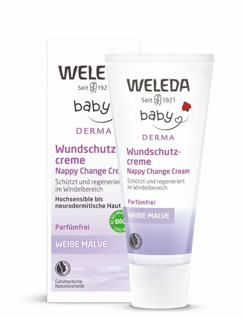 WELEDA Kremas nuo iššutimų su svilarožėmis WHITE MALOW, 50ml