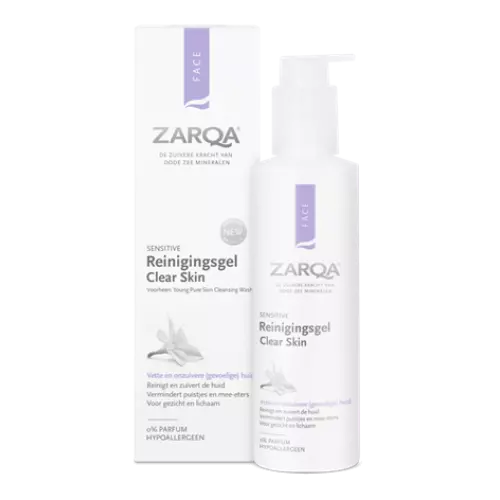 ZARQA Clear skin prausiklis į aknę linkusiai odai