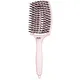 OLIVIA GARDEN FINGER BRUSH PASTEL PINK COMBO LARGE plaukų šepetys