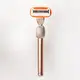 FLER The razor starter set blush / Skustuvas