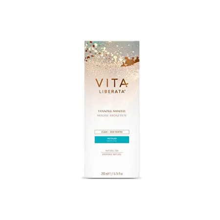 VITA LIBERATA - TANNING MOUSSE CLEAR savaiminio įdegio putos-vanduo, Medium, 200ml