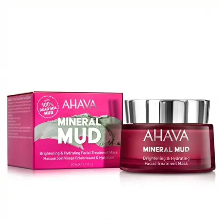 AHAVA Šviesinamoji ir drėkinamoji veido kaukė, 50 ml