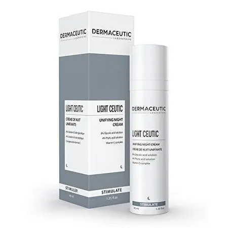 DERMACEUTIC LIGHT CEUTIC Skatina natūralią odos regeneraciją, apsauga nuo pigmentinių dėmių, 40ml