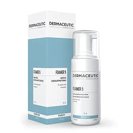 DERMACEUTIC FOAMER 5 Prausiklis su 5% glikolio rūgštimi, 100ml