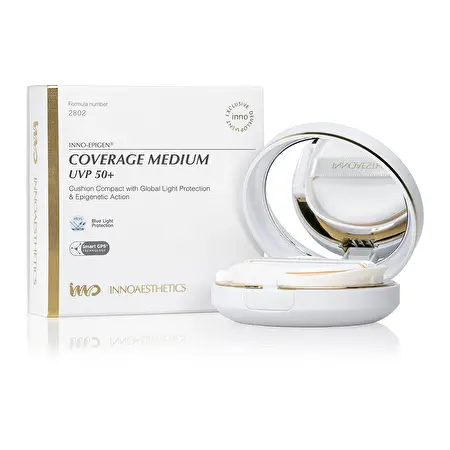 INNO-DERMA® EPIGEN COVERAGE UVP 50+ INNOAESTHETICS Kompaktinė pudra UVP 50+, 14g